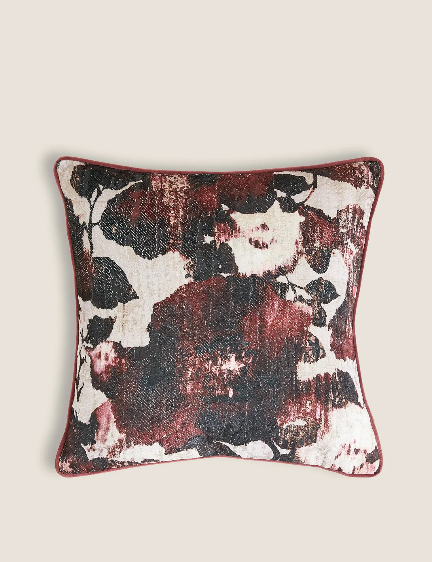 M&S Floral Jacquard Cushion