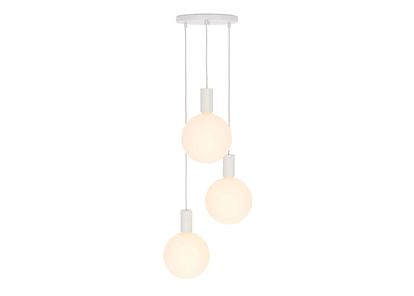 Tala Alumina Triple White Pendant Light Canopy