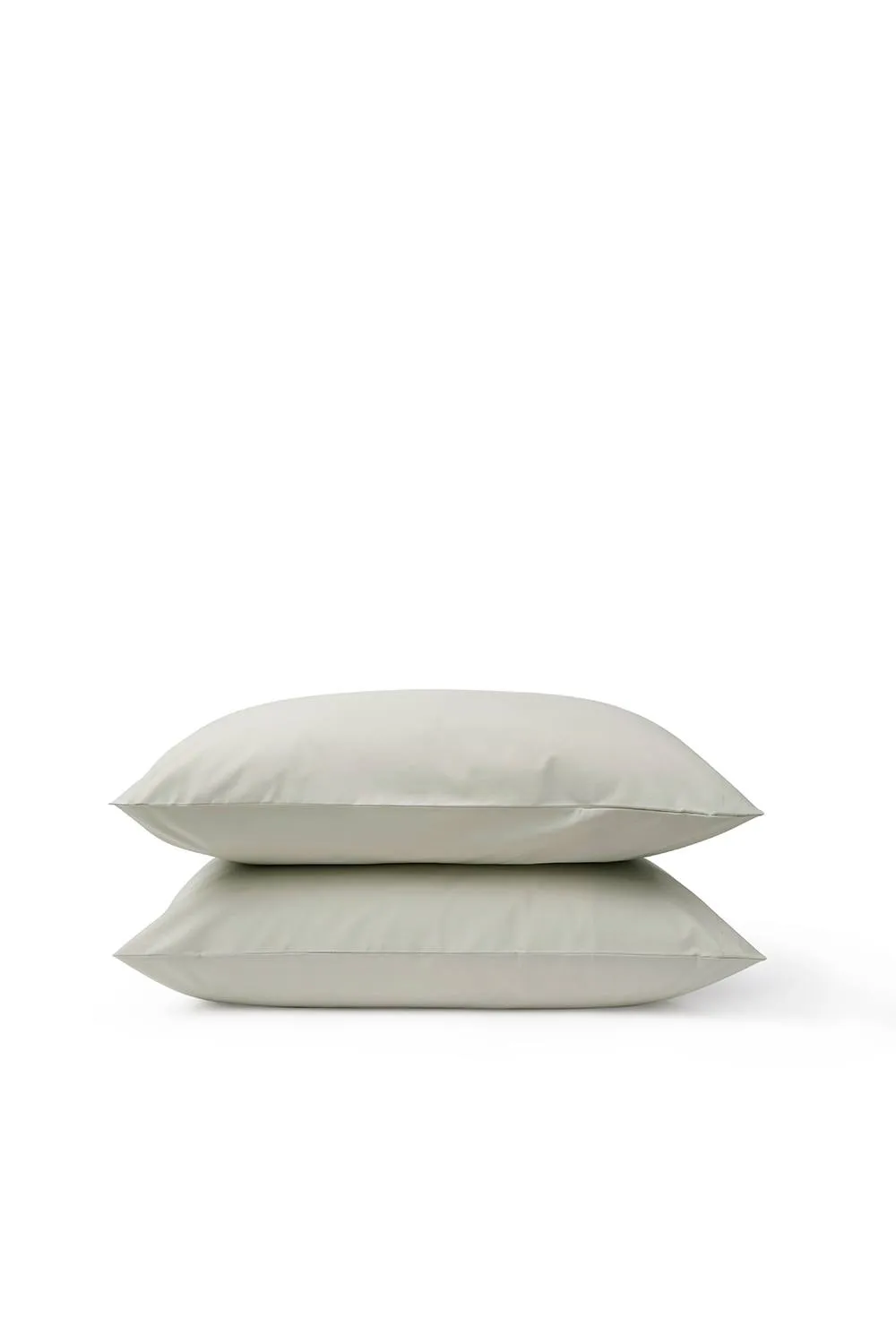 CHRISTY Pure Cotton Percale Standard Pillowcase Pair in Light Stone 3