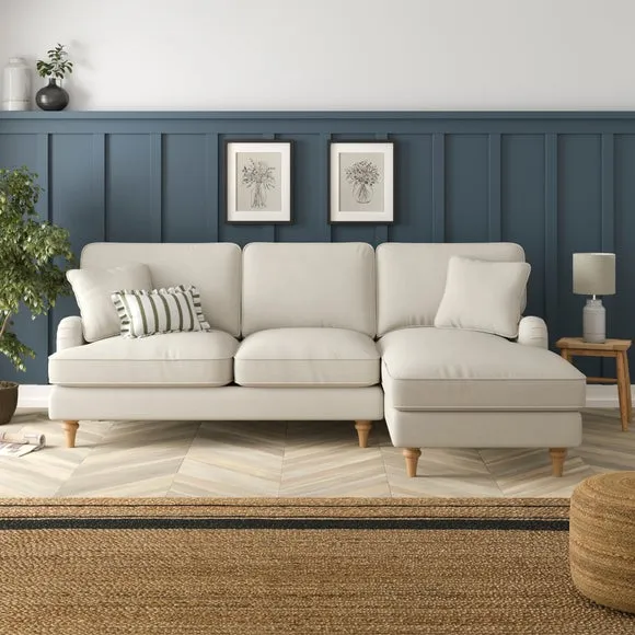 Beatrice II Luna Fabric Corner Storage Sofa Bed 2