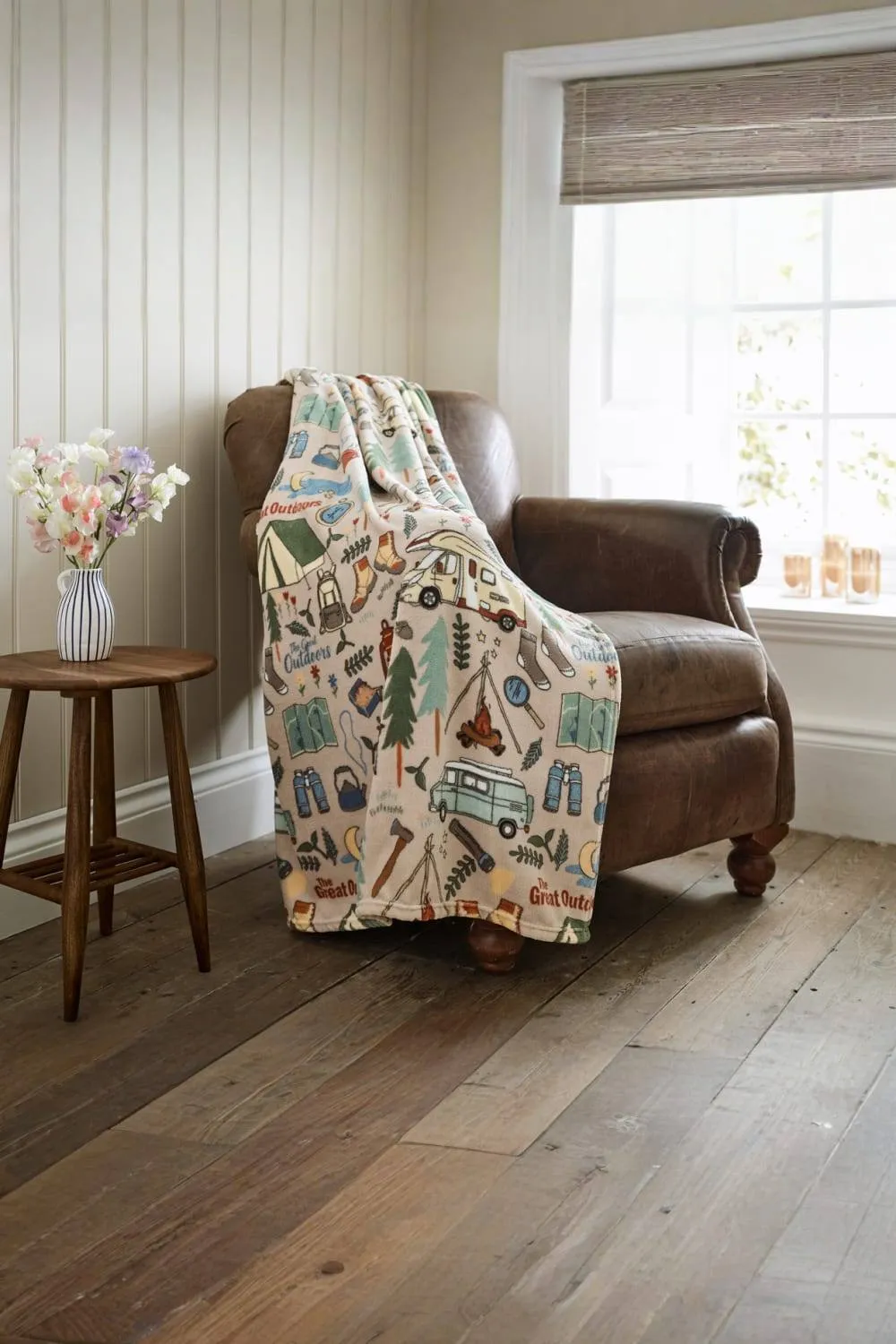 Deyongs The Great Outdoors Soft Fleece Printed Throw