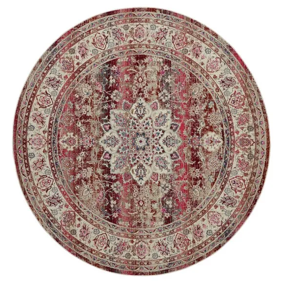 Vintage Kashan 1 Round Rug 4