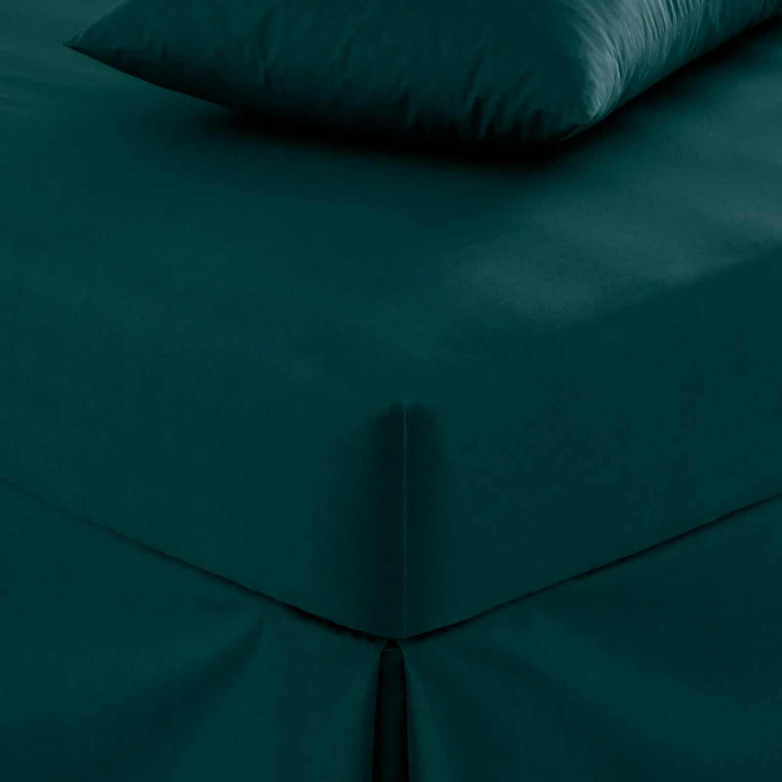 Pure Cotton Fitted Sheet Peacock