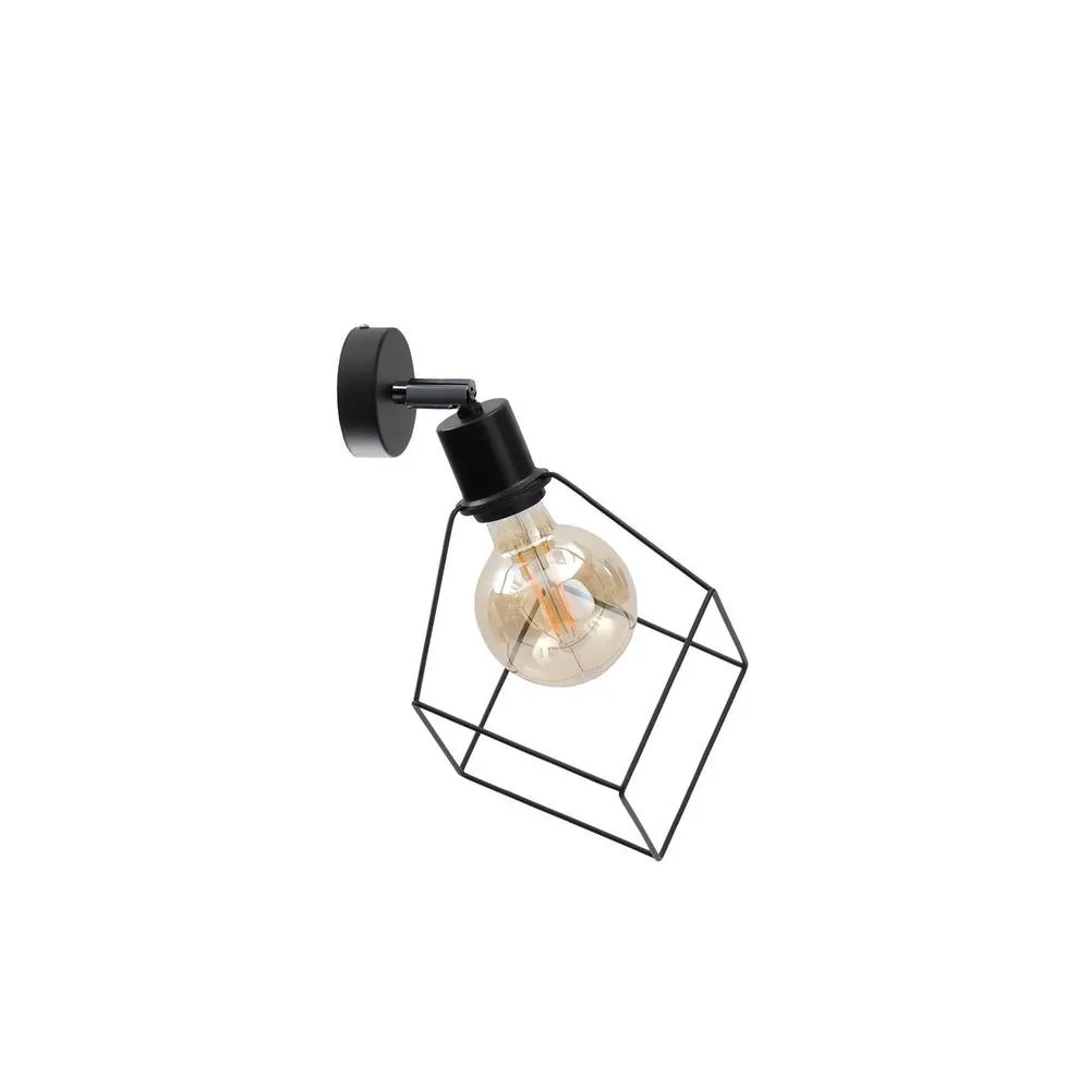 Netlighting Ruben Wall Lamp Black 22cm 1x E27