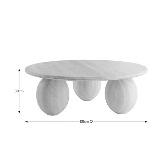 Buffie Coffee Table Mango Wood 5