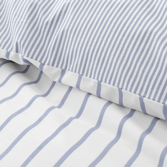 Bianca Hampton Stripe 200 Thread Count 100% Cotton Duvet Cover & Pillowcase Set 5