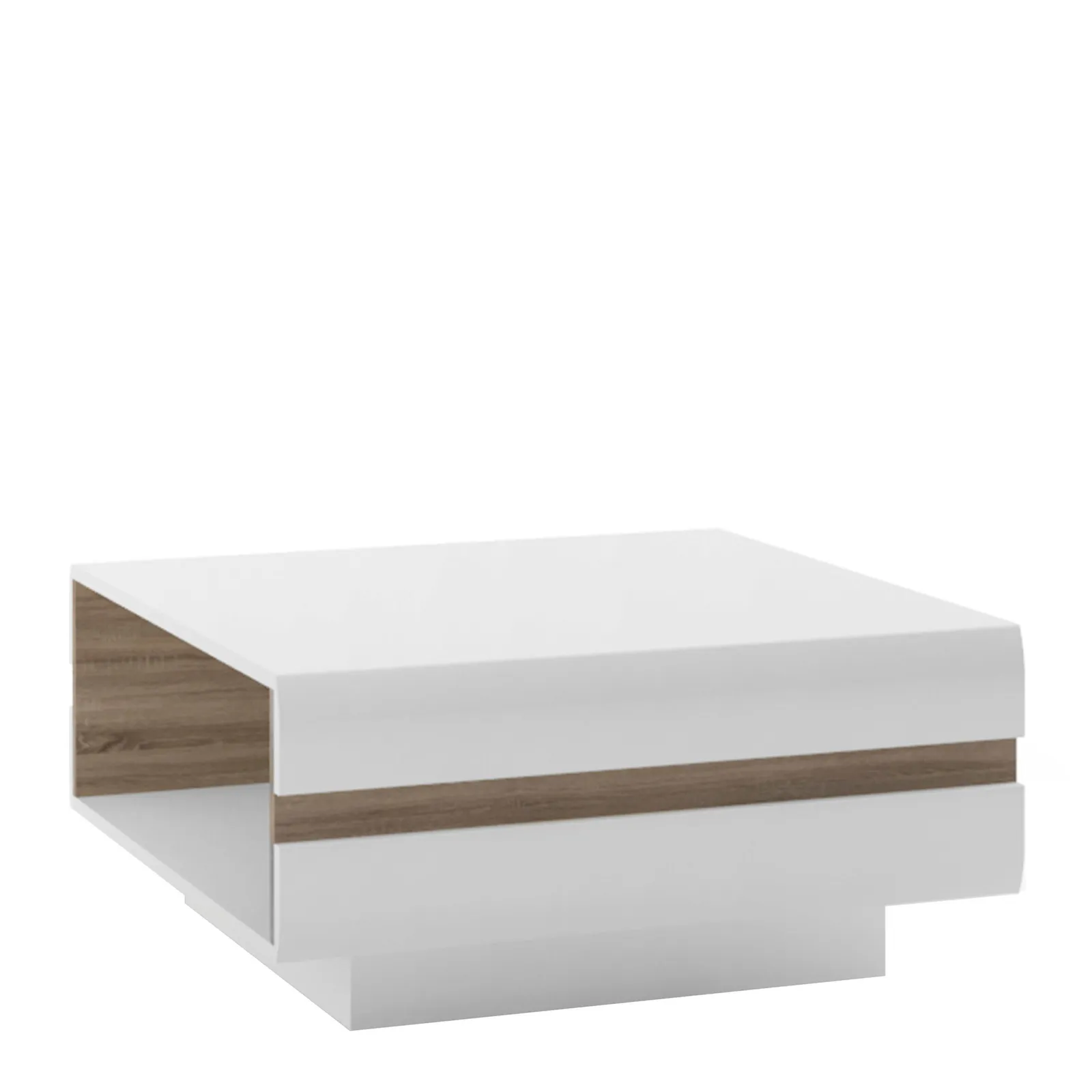 Furniture To Go Chelsea Living Small Designer Coffee Table in White
