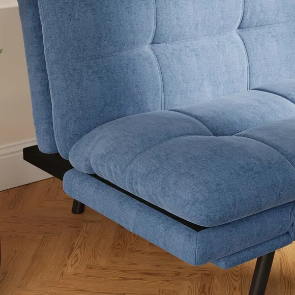 Harrison Quilted Chenille Clic Clac Sofa Bed 4