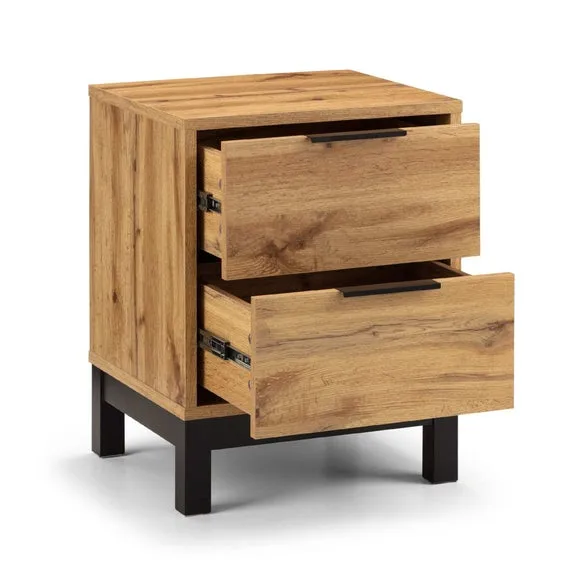 Bali 2 Drawer Bedside Table 4