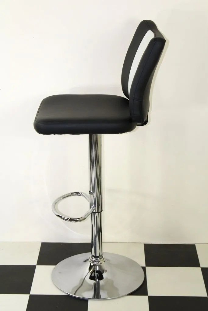netfurniture Prill Cream Bar Bar Stool Fully Adjustable 2
