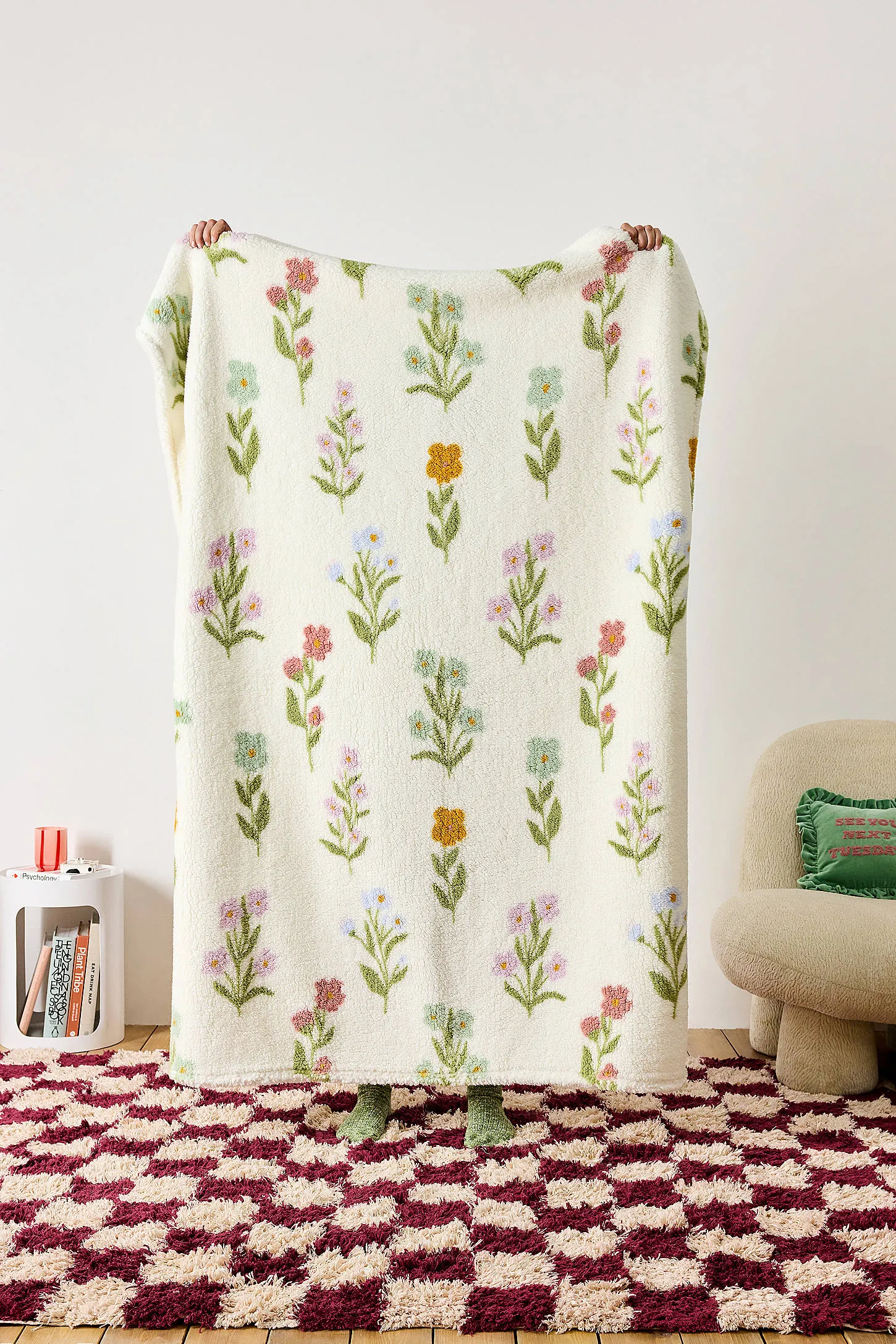 Wildflower Fleece Throw