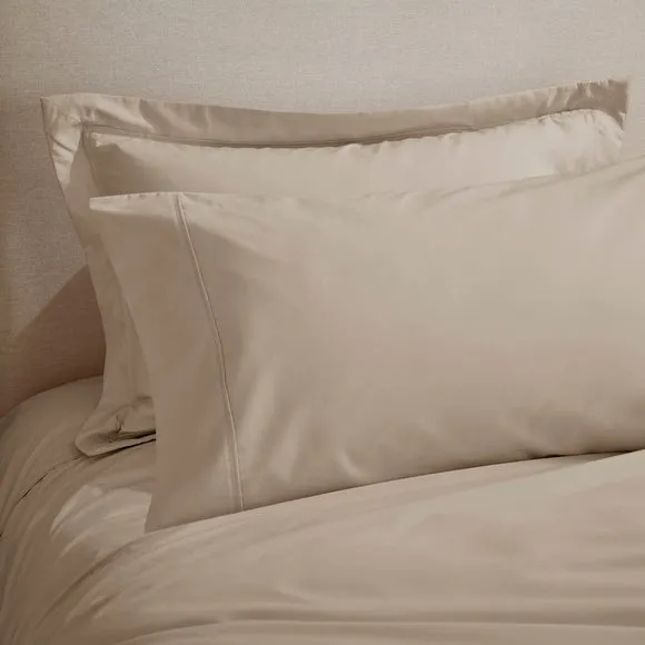 Dorma Crisp & Fresh 400 Thread Count 100% Cotton Percale Kingsize Standard Pillowcase