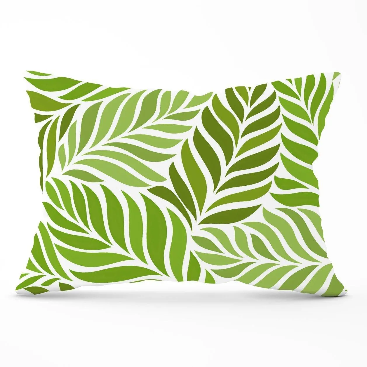 Warren Reed - Designer Green Leaf Pattern Cushions
