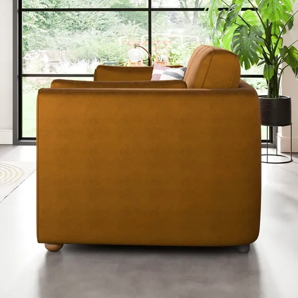 Zoe II Velvet 3 Seater Sofa 3