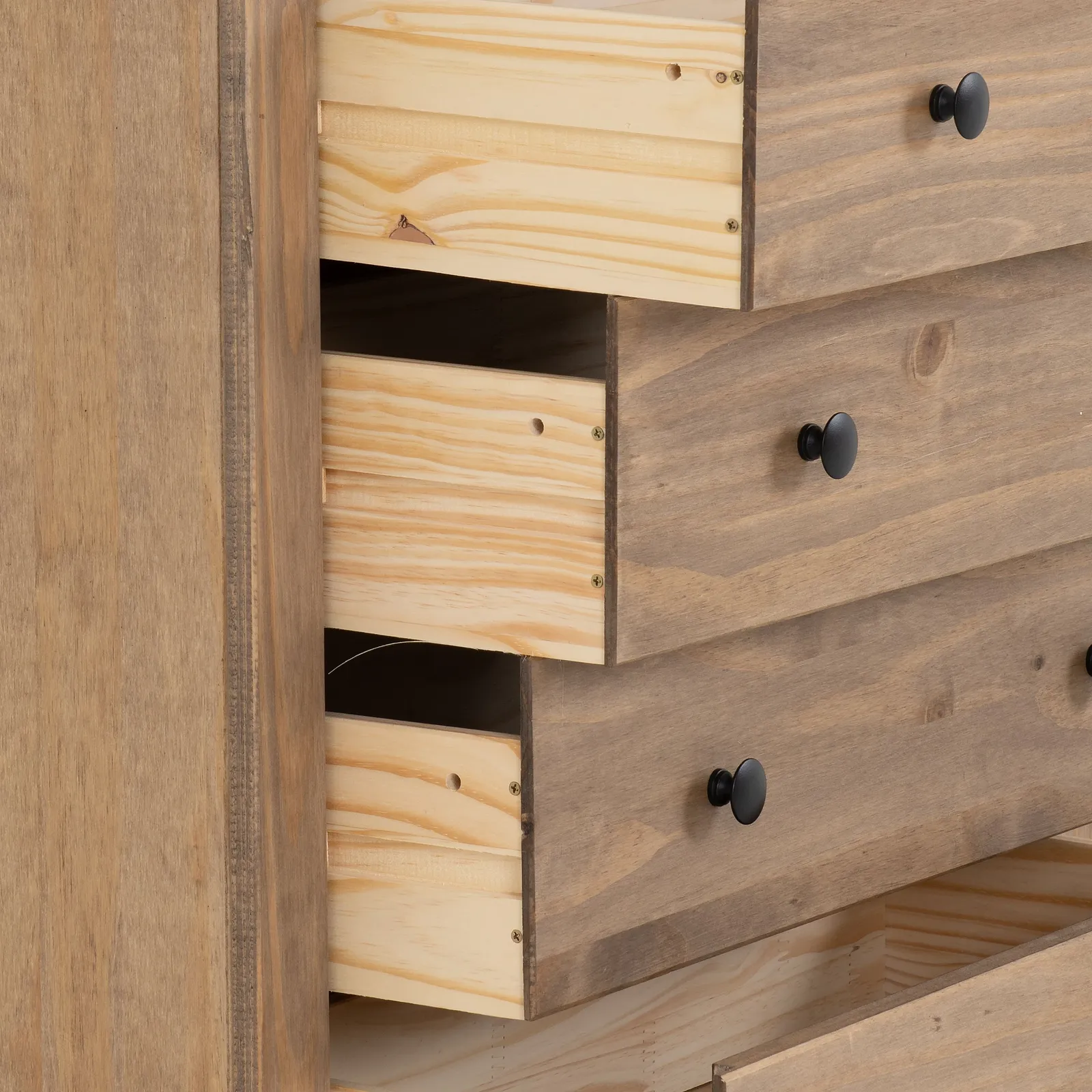 Seconique Panama 4 Drawer Chest in Natural 4