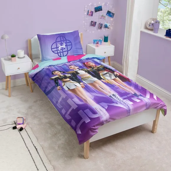 K-Pop Demon Hunters Ready Digital Duvet Cover & Pillowcase Set