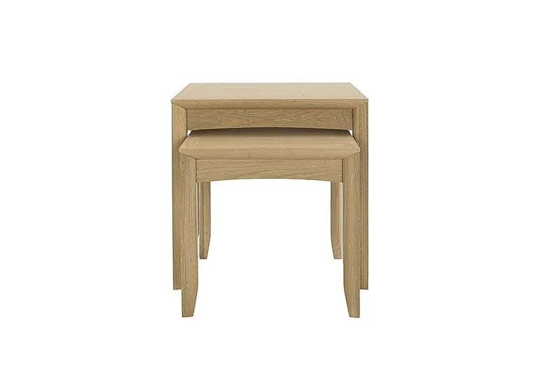 Duplex Nest of Tables - Oak