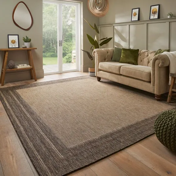 Concept Looms Sumac Indoor Outdoor Border Rug 1