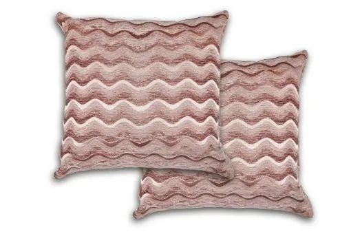 New Edge Blinds Waves Cushion Cover in Pink