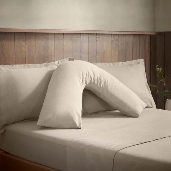 Soft & Cosy Luxury 100% Brushed Cotton V-Shape Pillowcase 1