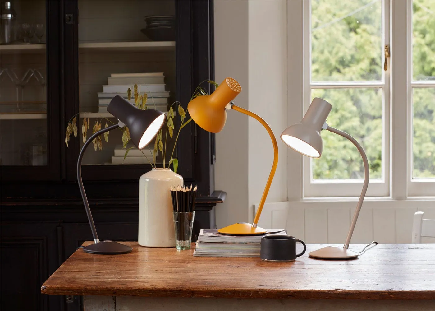 Anglepoise Type 75 Mini Table Lamp Black Umber 2