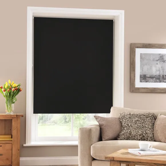 Plain Simply Fit Blackout Roller Blind 1