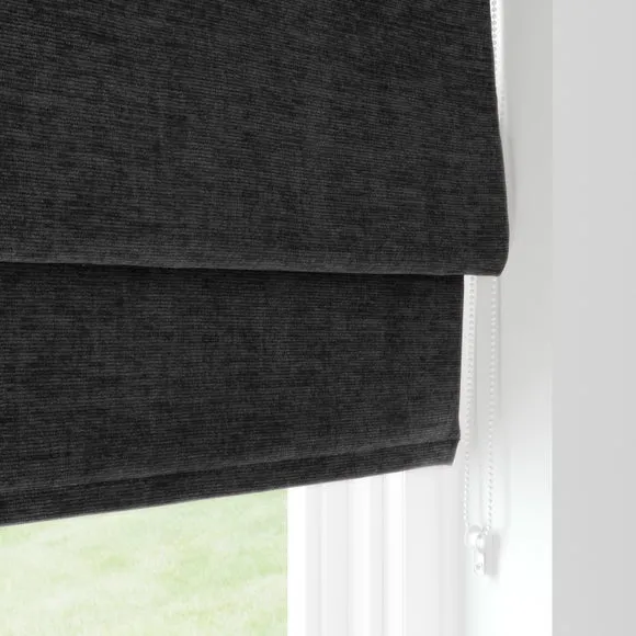 Genoa Chenille Easy Chain Blackout Roman Blind 4