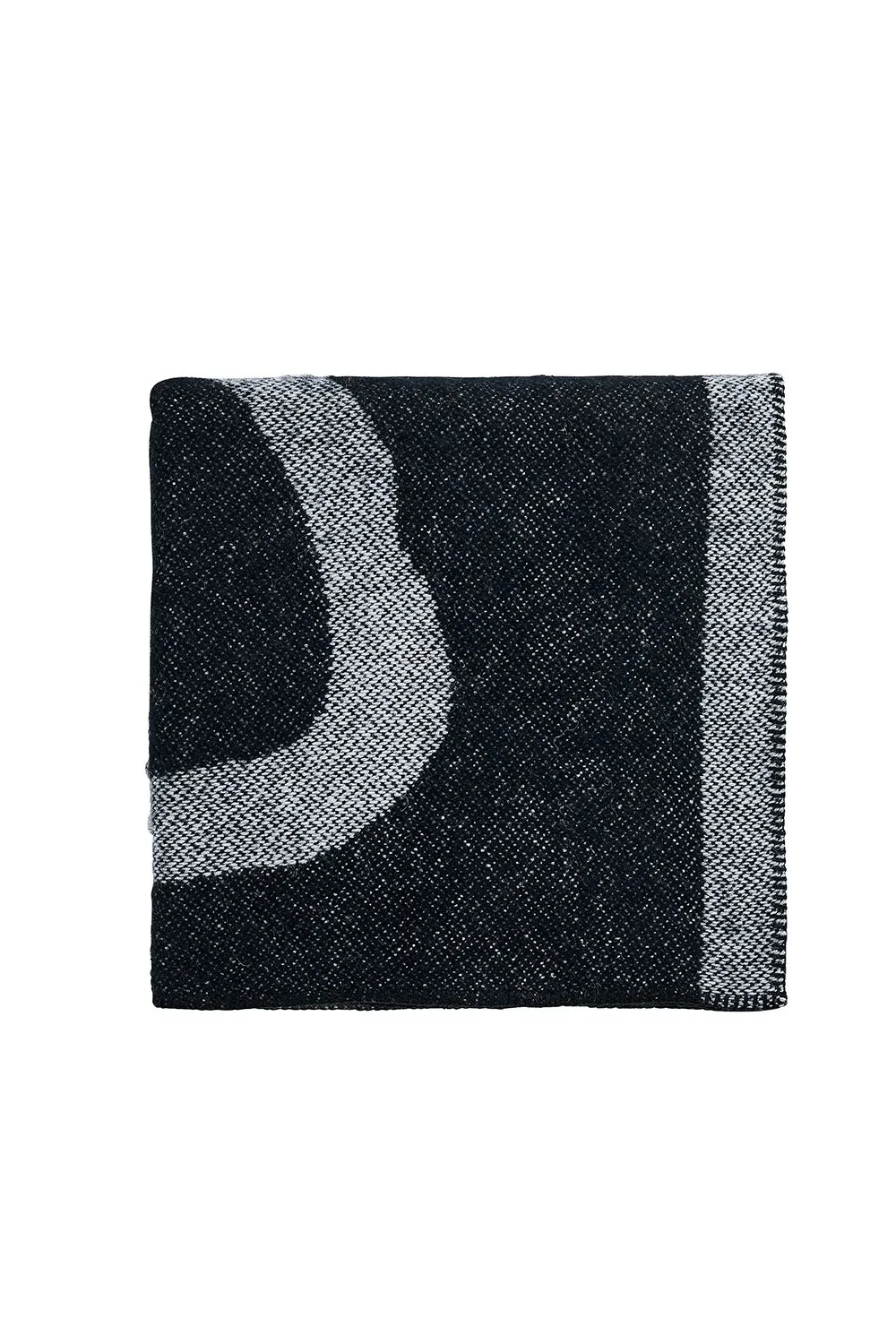 Ted Baker 'Magnolia' Wool Throw in Black