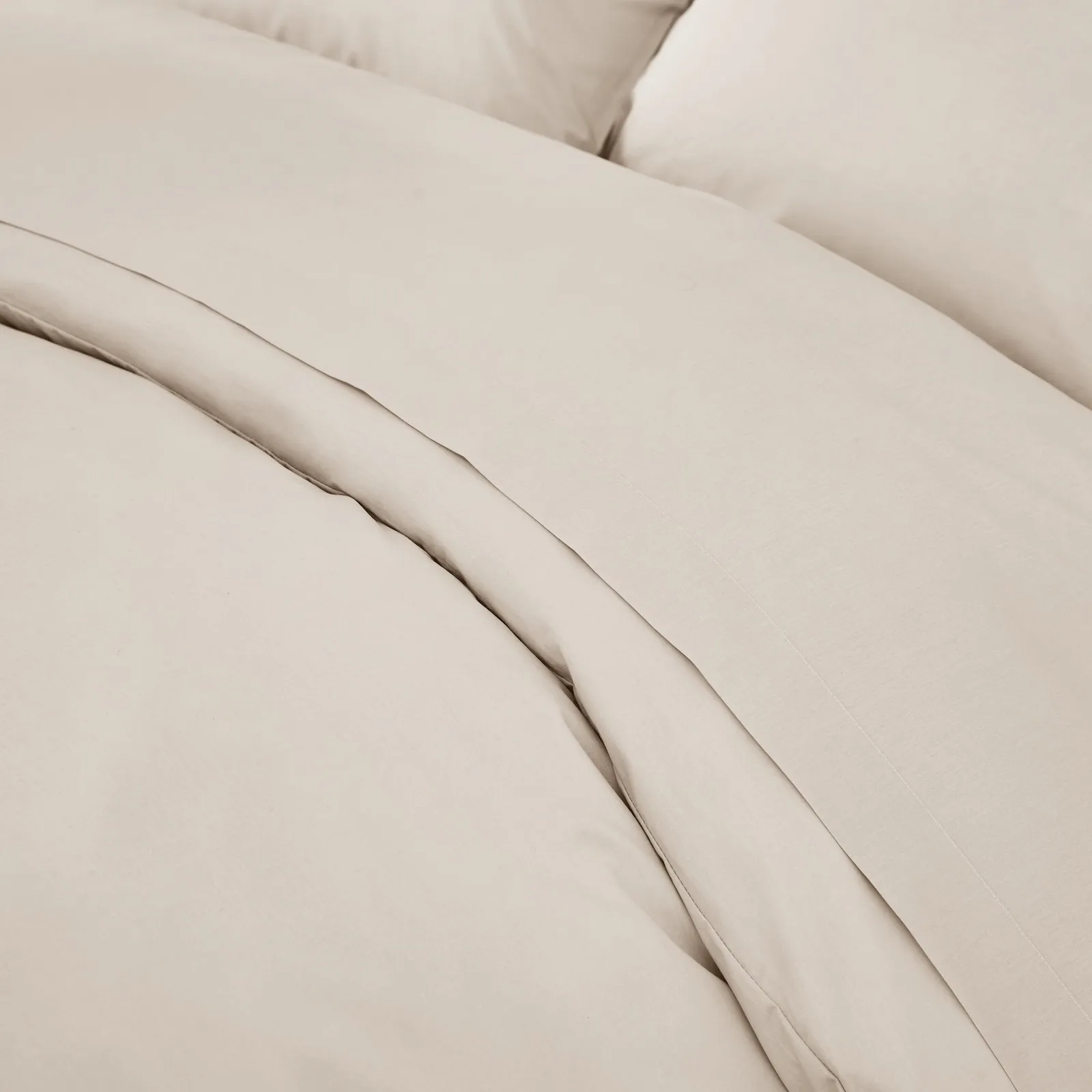 Fogarty Cooling Cotton Flat Sheet White Sand