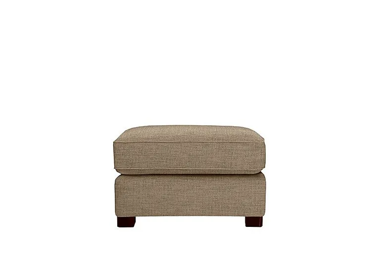 Elora Small Fabric Storage Footstool - Kento Litchen