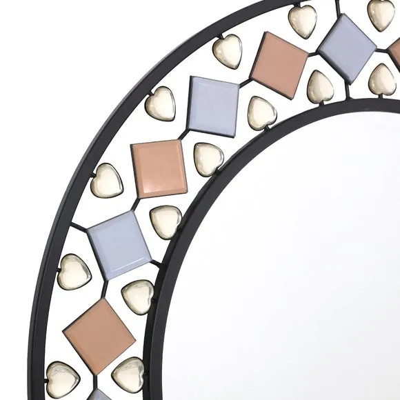 Global Gem Edge Round Wall Mirror 2
