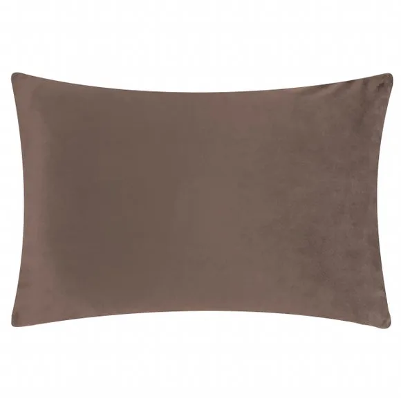Furn Softie Grid Quilted Cushion Chocolate/Sand 40 X 60Cm, Brown 3