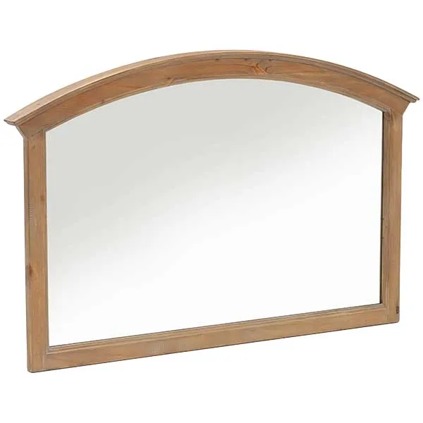 Lewes Reclaimed Wood Wall Mirror  Wheat