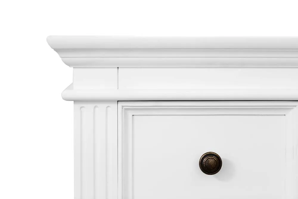 Statement Furniture Gainsborough Tallboy White Narrow Chest of Drawers 5