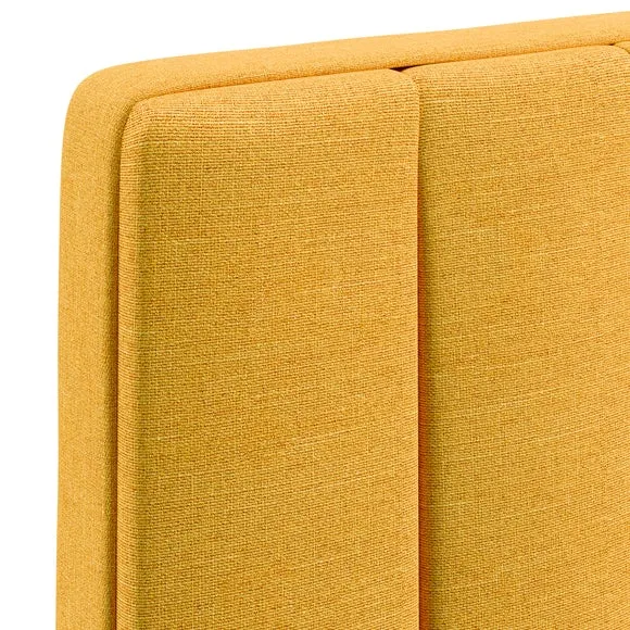 Luxury Linen Vertical Stripe Headboard 4