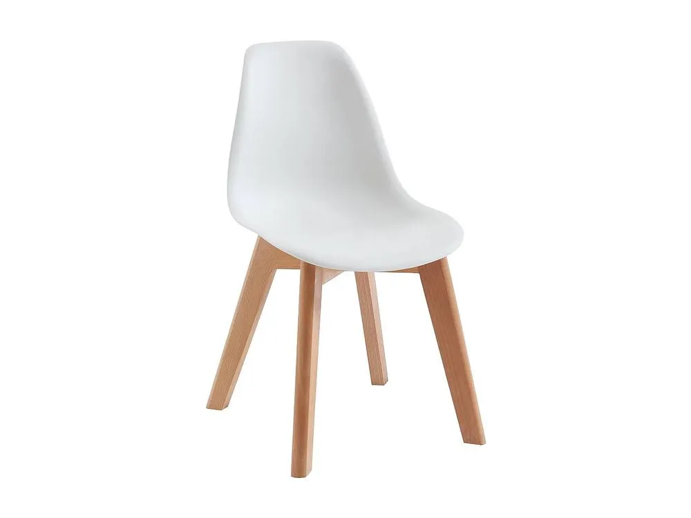 Vente-unique Set Of 2 Children's Polypropylene & Beech Wood Chairs - White 6