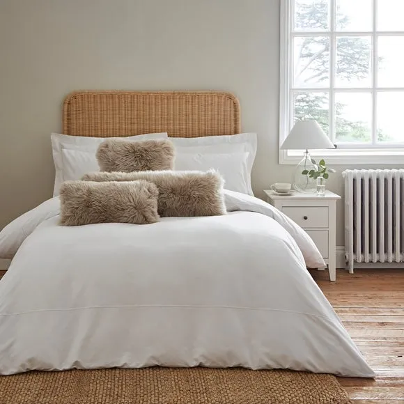 Dorma Natural Sheepskin Square Cushion 3