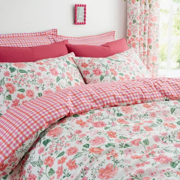 Eden Floral Polycotton Oxford Pillowcase 5