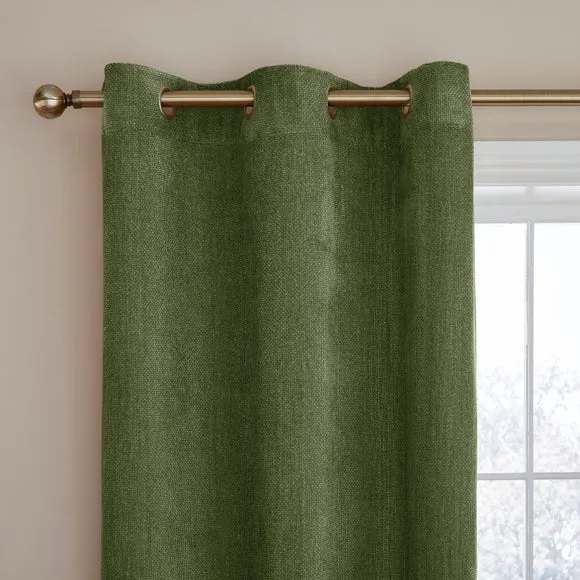 Ensley Chenille Blackout Eyelet Curtains