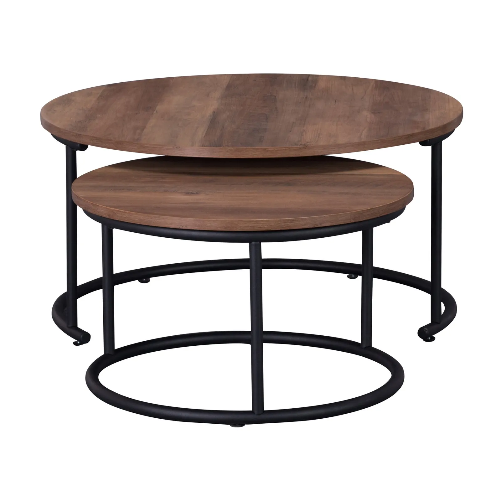 Fulton Coffee Nest of Tables, Pine Effect