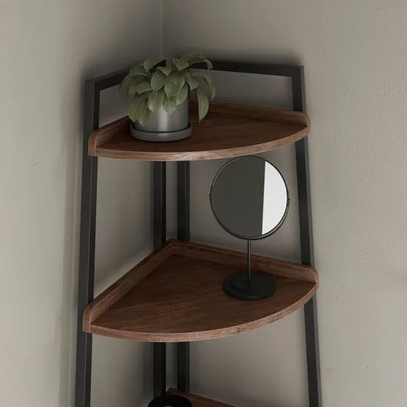 Fulton Bathroom Corner Ladder Shelf 2