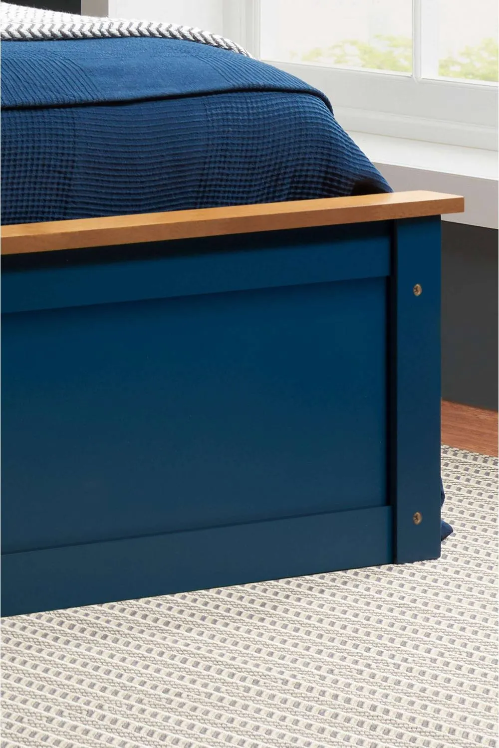 Birlea Phoenix Ottoman Storage Bed Frame Navy Blue 6