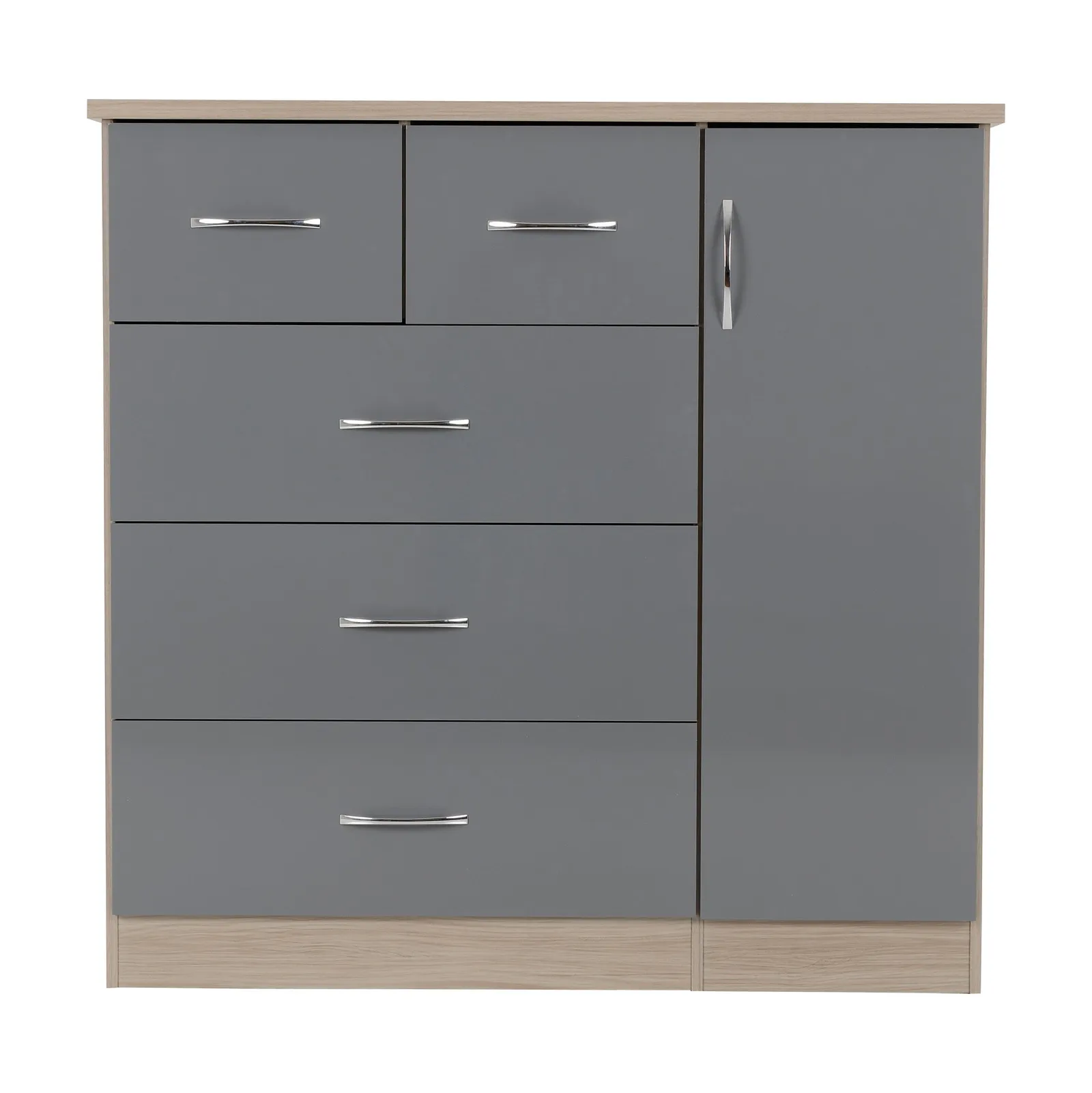 Nevada Small Single 5 Drawer Wardrobe