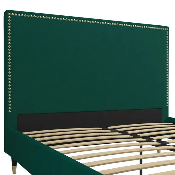 Cosmo Living Audrey Bed Frame, Velvet 5
