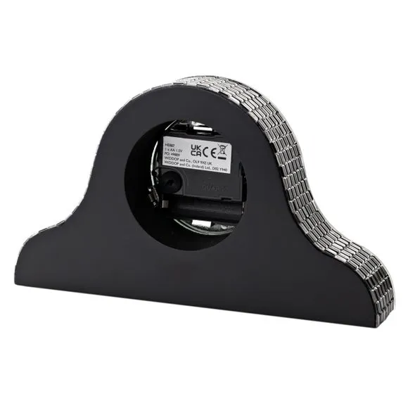 Hestia Mirrored Napoleon Mantel Clock 2