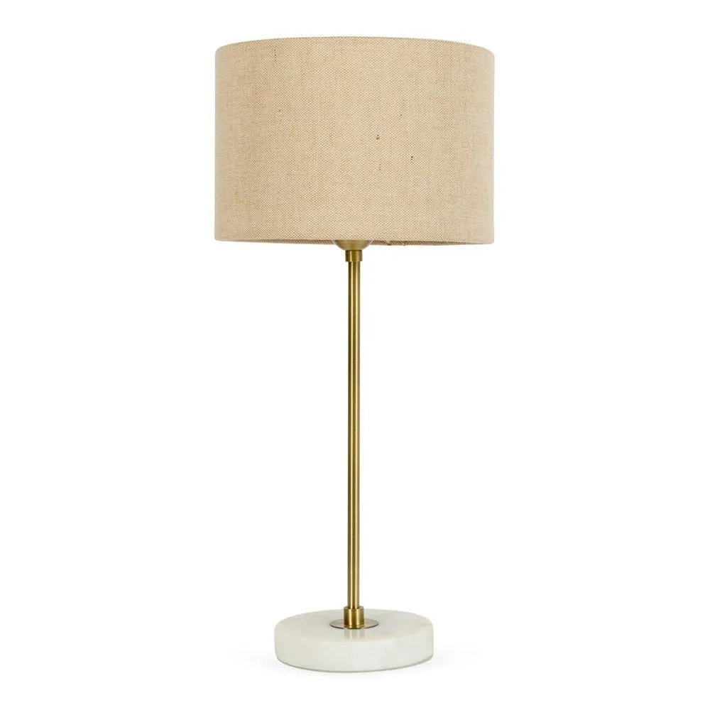 Heal's Simple Table Lamp White Marble 2