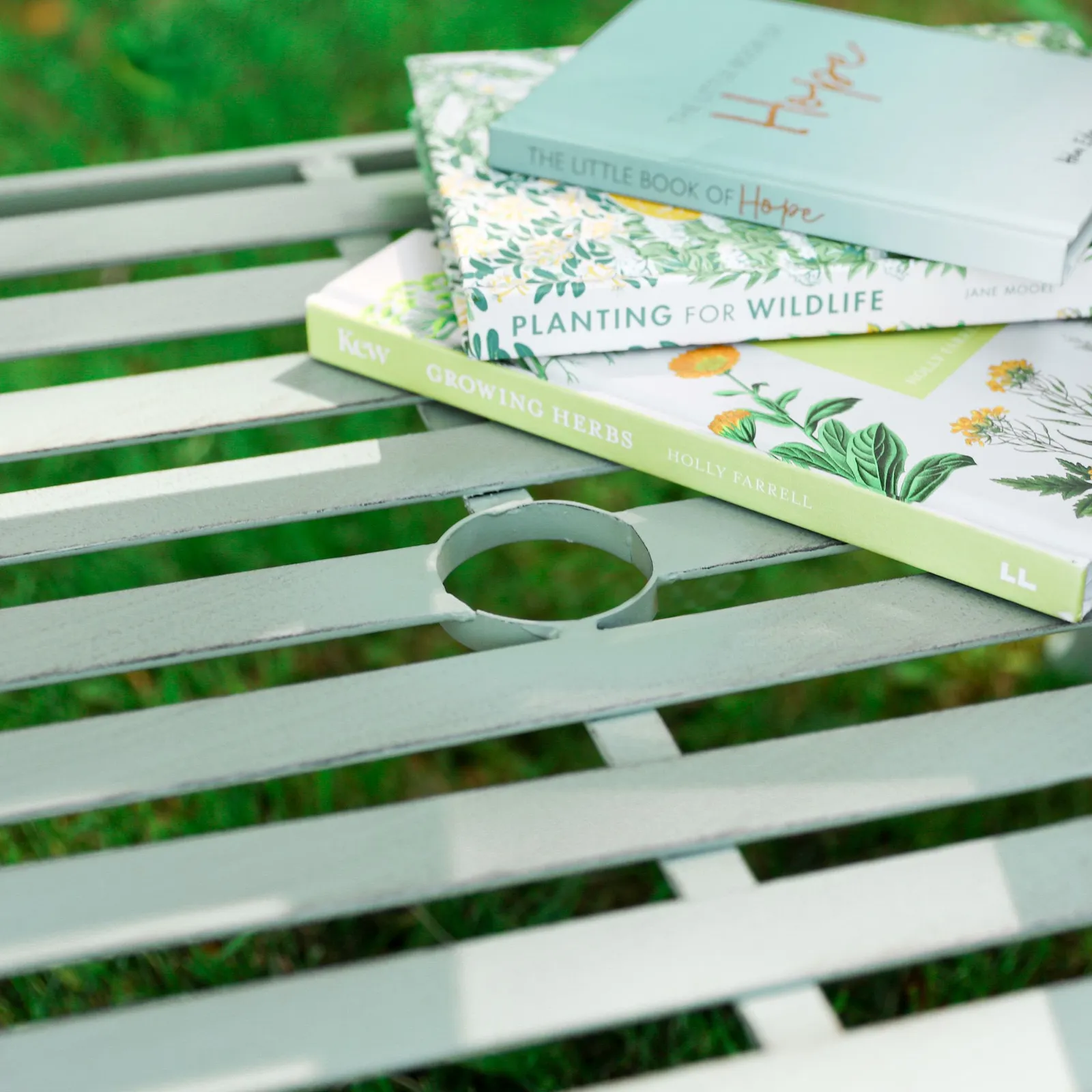 Dibor Vintage Green Arched Outdoor Garden Furniture Companion Seat Garden Bench with Free Set of 2 Green Seat Pad Cushions 2