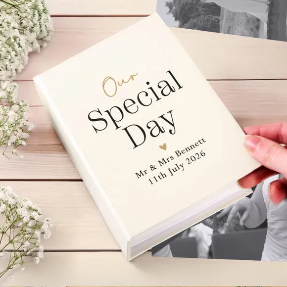 Personalised Free Text Special Day Photo Album