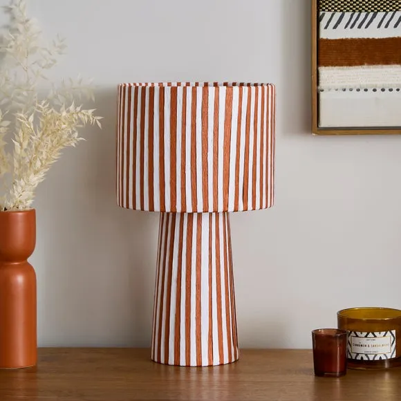 Suzie Striped Table Lamp 6