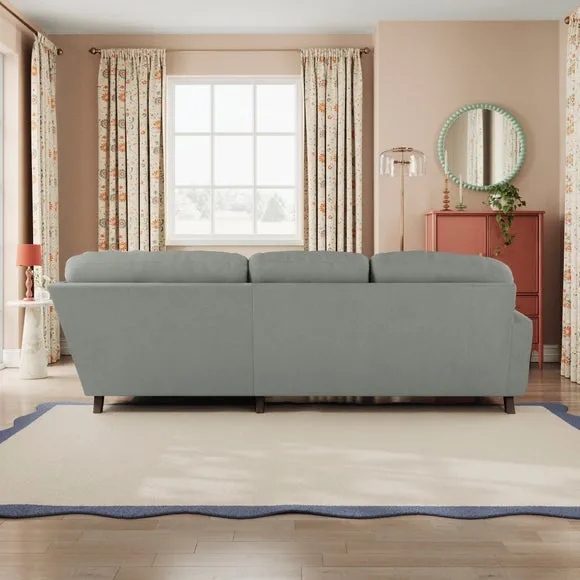 Martha Vintage Velvet Full Corner Sofa 2